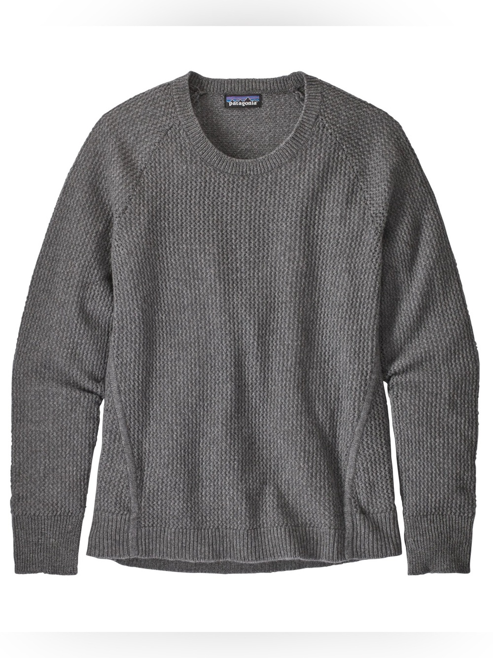 Patagonia Cashmere Wool Grey Textured Sweater Women’s Large